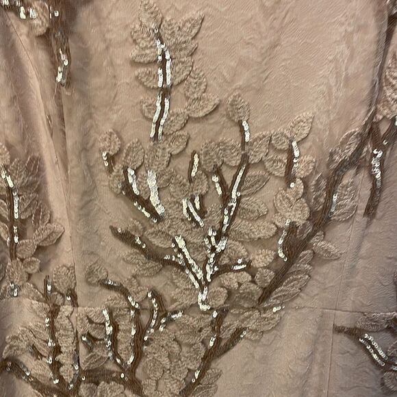 RALPH Lauren light pink woman’s beaded special occasion dress - Picture 3 of 16